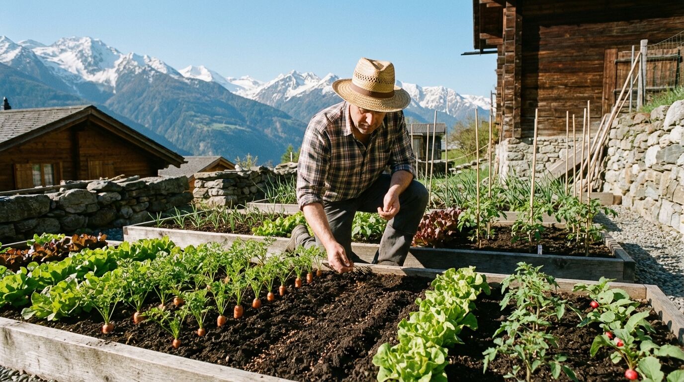 Découvrez le calendrier des semis en Suisse et apprenez quand commencer votre potager pour garantir une récolte abondante et réussie tout au long de l'année.