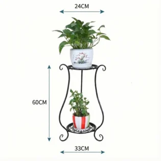 Plante Pot Stand, support de plante noire pour pot à fleurs Hourdeux Plante Pot Stand, support de plante noire pour pot à fleurs Hourdeux